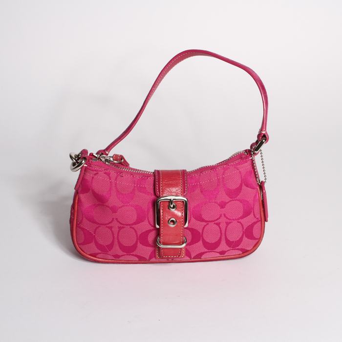 Pink Coach Monogram Demi Bag