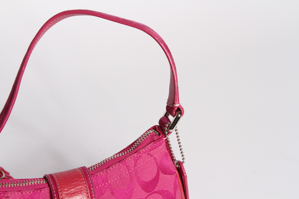 Pink Coach Monogram Demi Bag