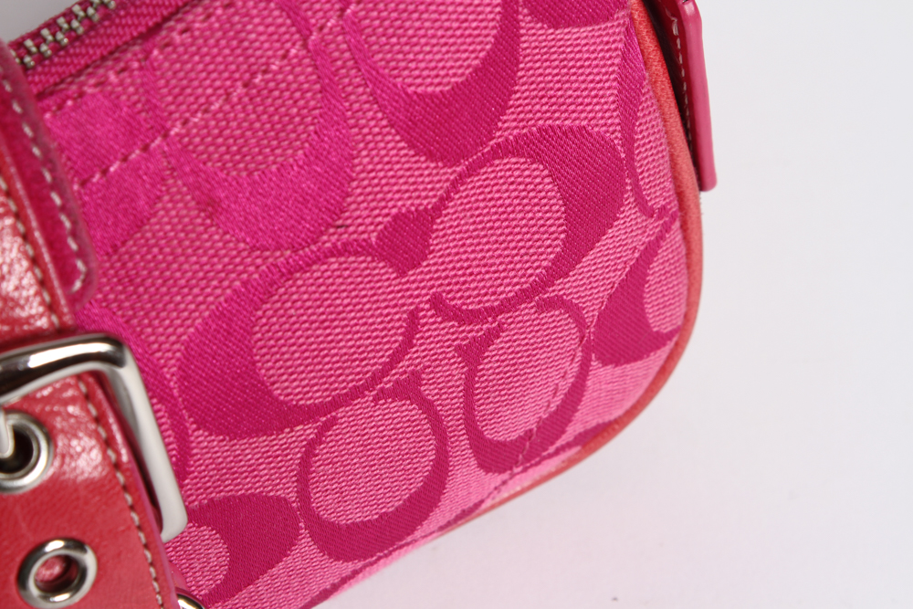 Pink Coach Monogram Demi Bag