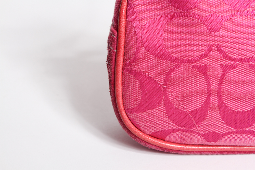 Pink Coach Monogram Demi Bag