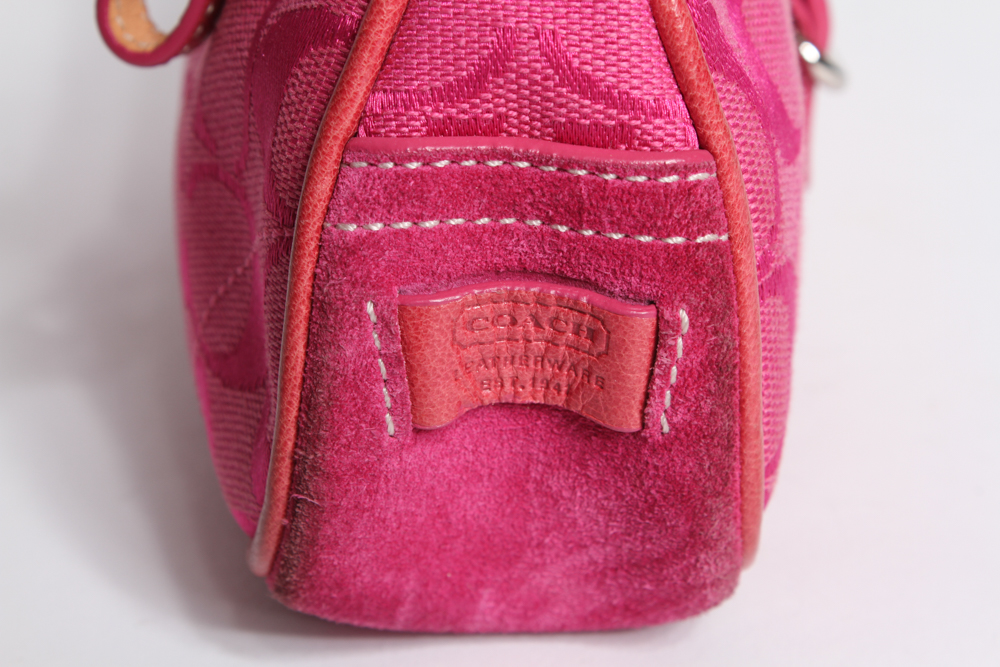 Pink Coach Monogram Demi Bag