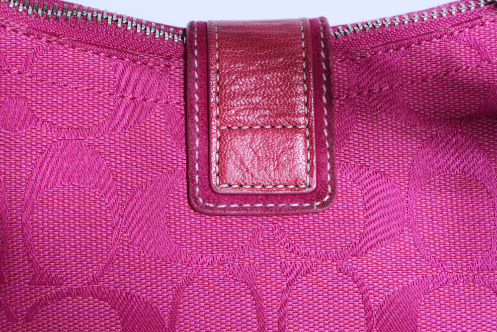 Pink Coach Monogram Demi Bag