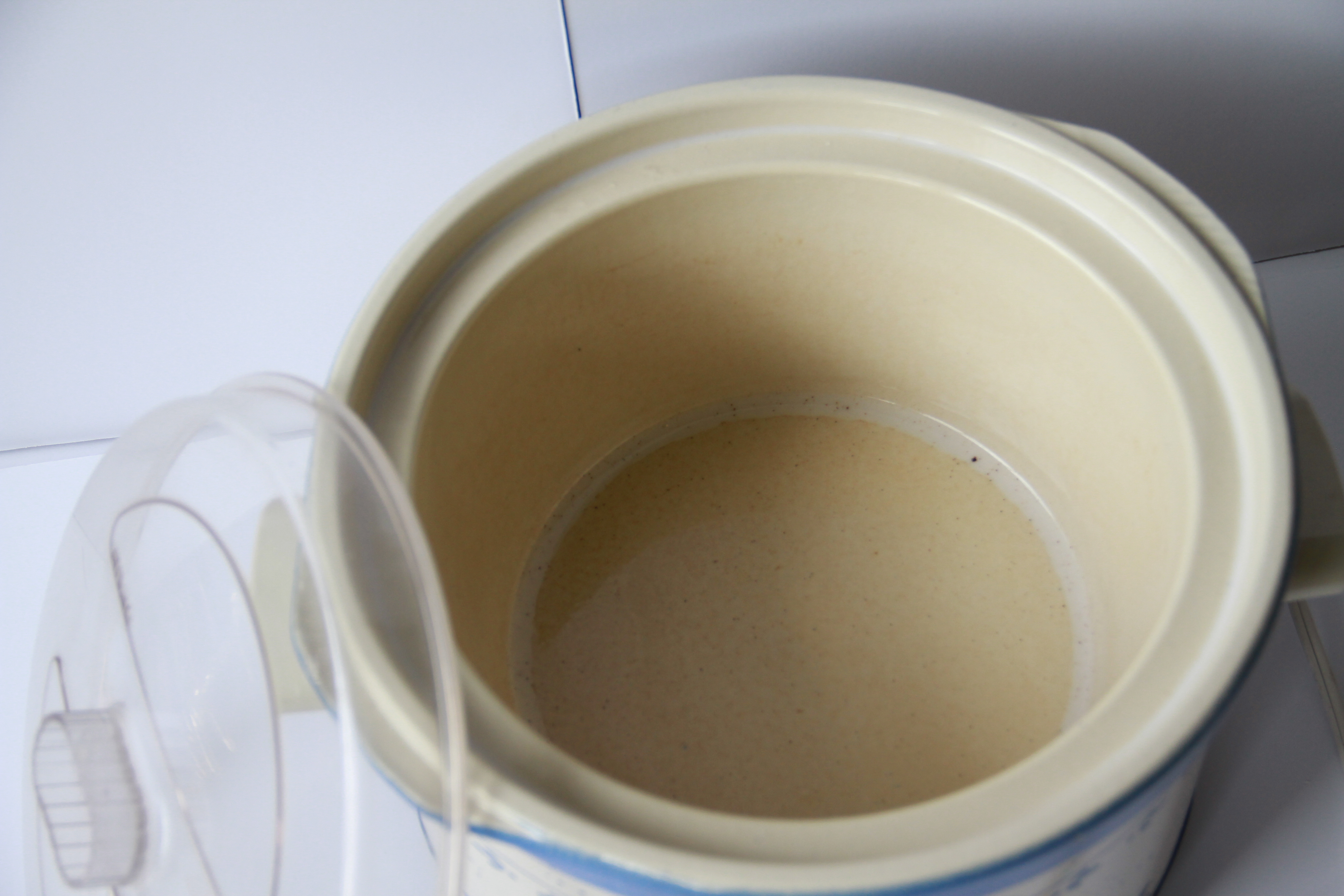 Vintage Stoneware Crock Pot