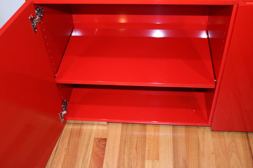 "Fuel" Red Lacquer Credenza from CB2