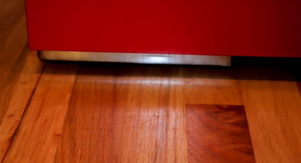 "Fuel" Red Lacquer Credenza from CB2