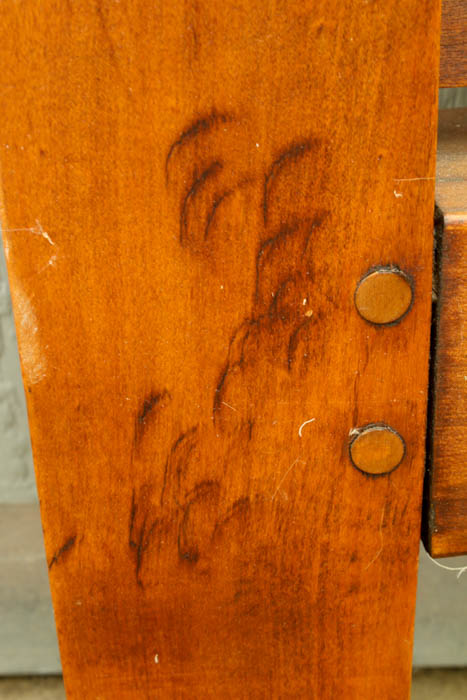 Antique Maple Full Size Bed Headboard and Footboard