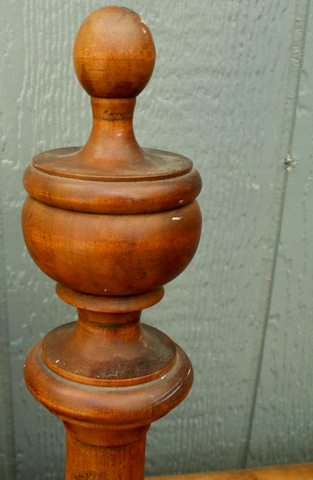 Antique Maple Full Size Bed Headboard and Footboard