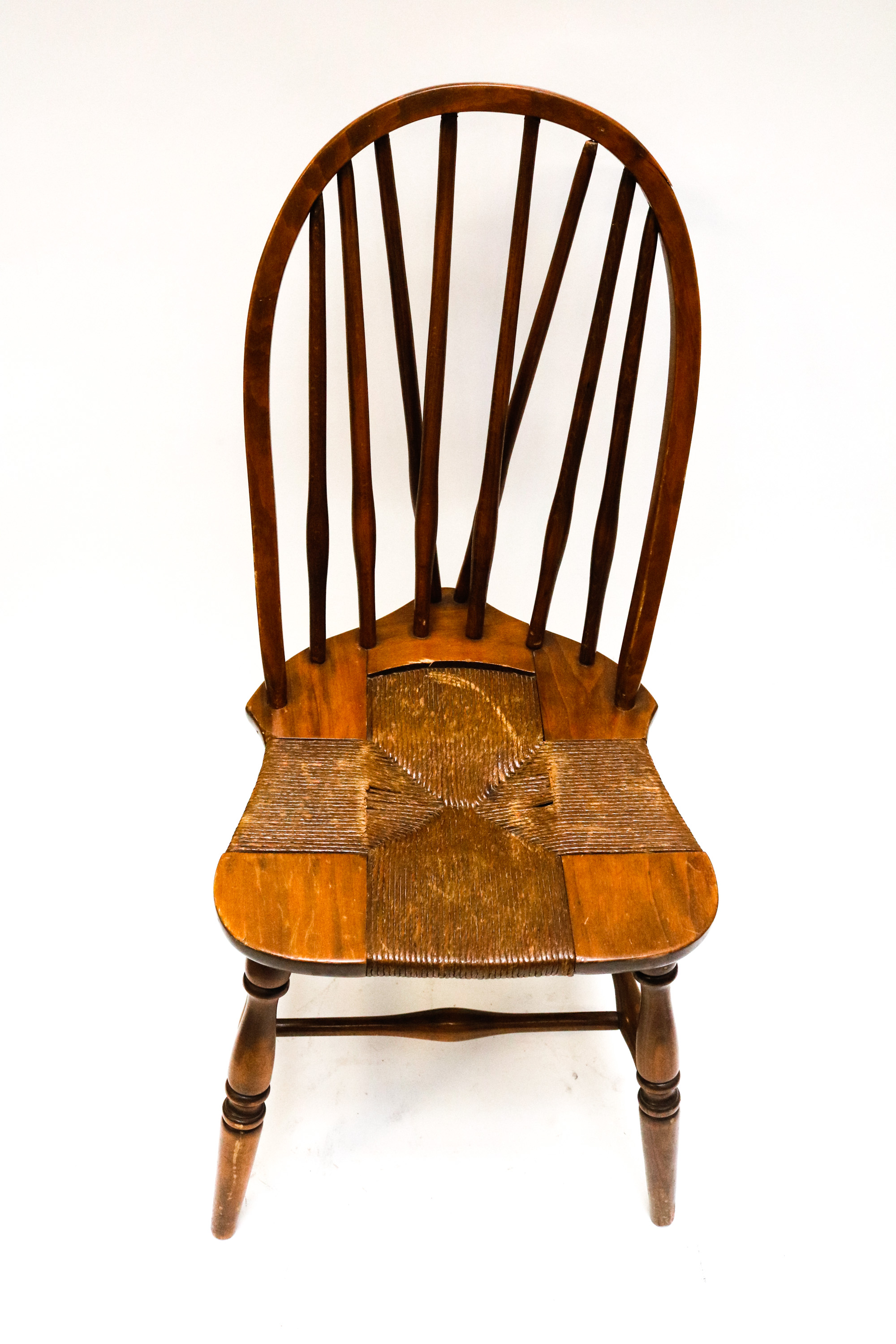 Windsor Style Chair and Wooden Rocking Chair