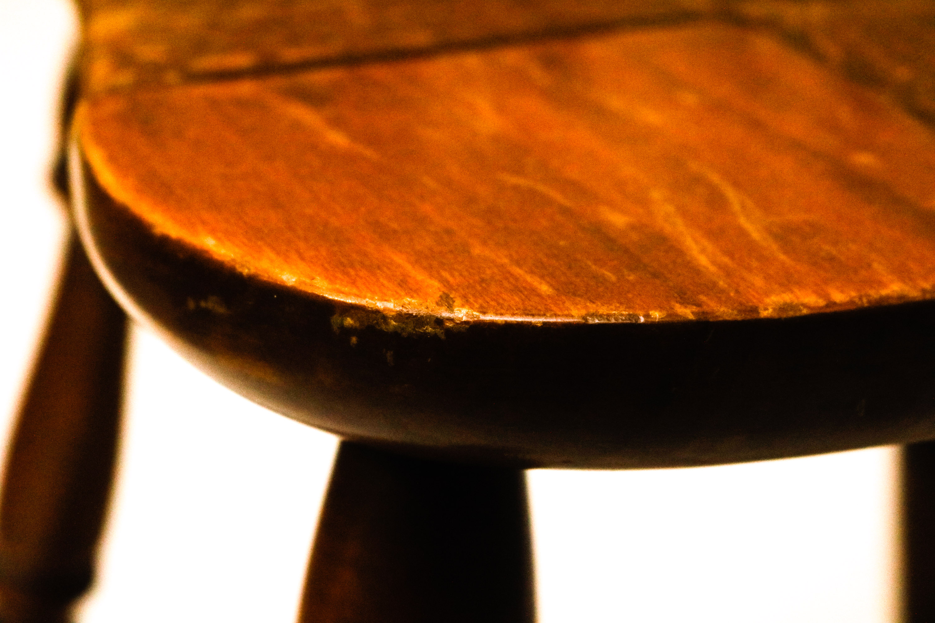 Windsor Style Chair and Wooden Rocking Chair