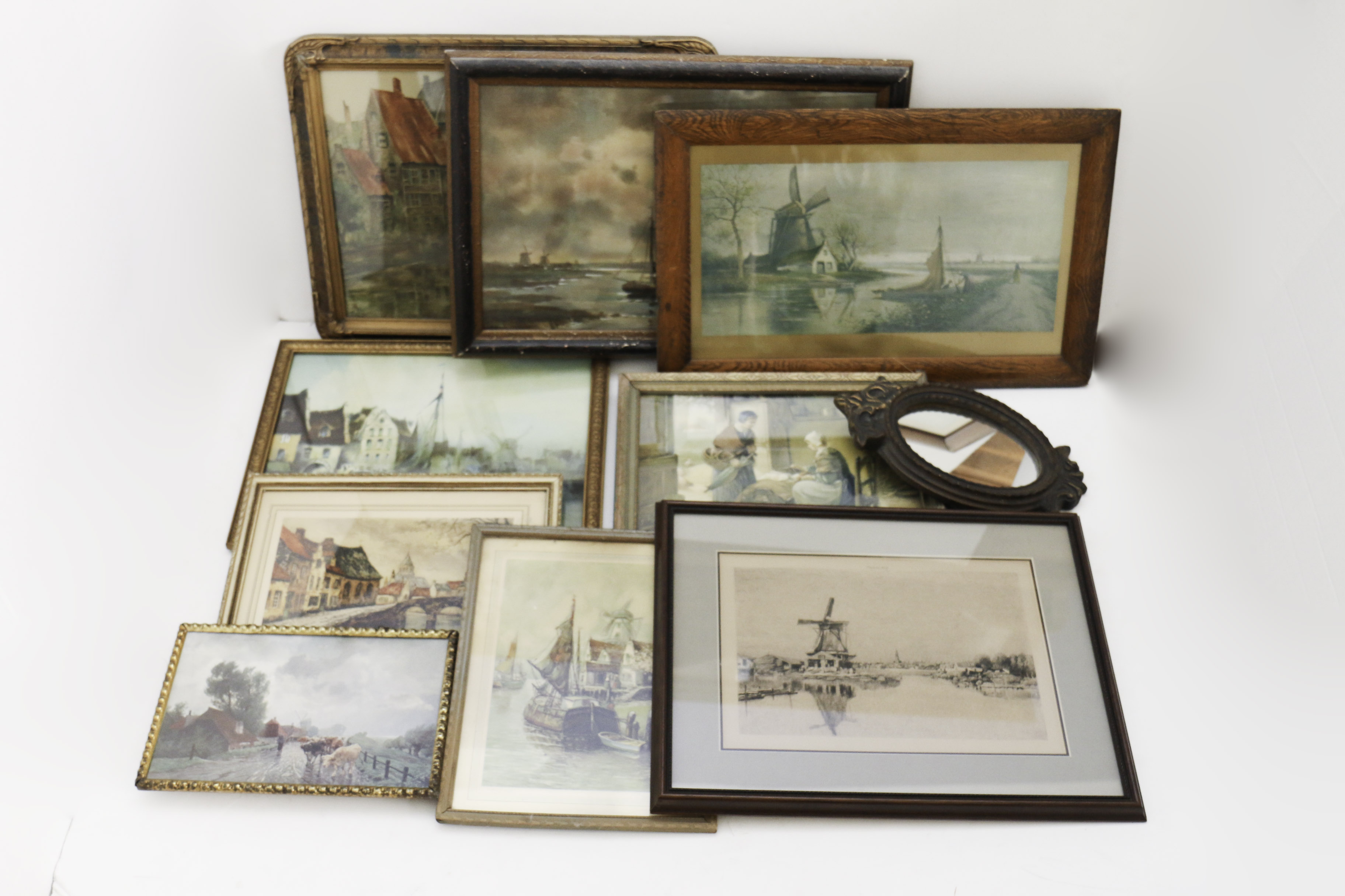 Collection of Vintage Dutch Pastoral Art