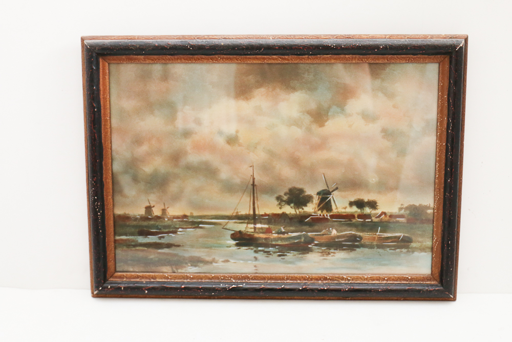 Collection of Vintage Dutch Pastoral Art