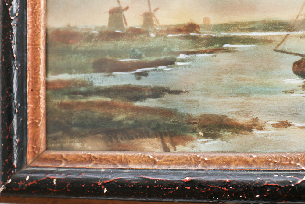 Collection of Vintage Dutch Pastoral Art