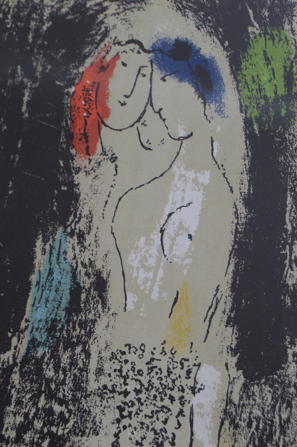 Chagall Bookplate "Lovers in Grey"