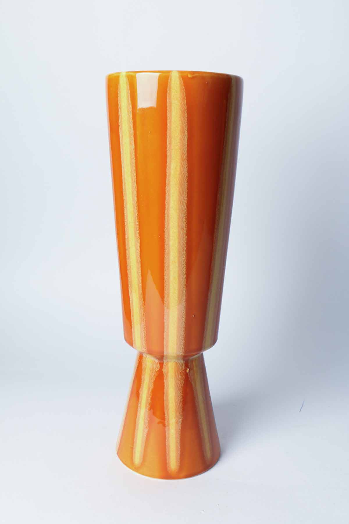 Mid Century Orange Hull Pottery