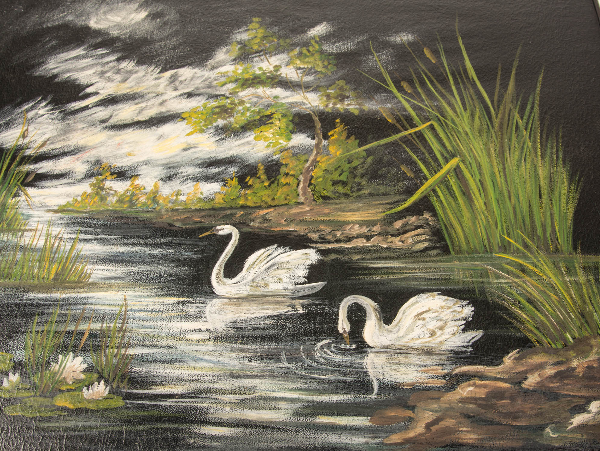 Vintage Painted Folding Table