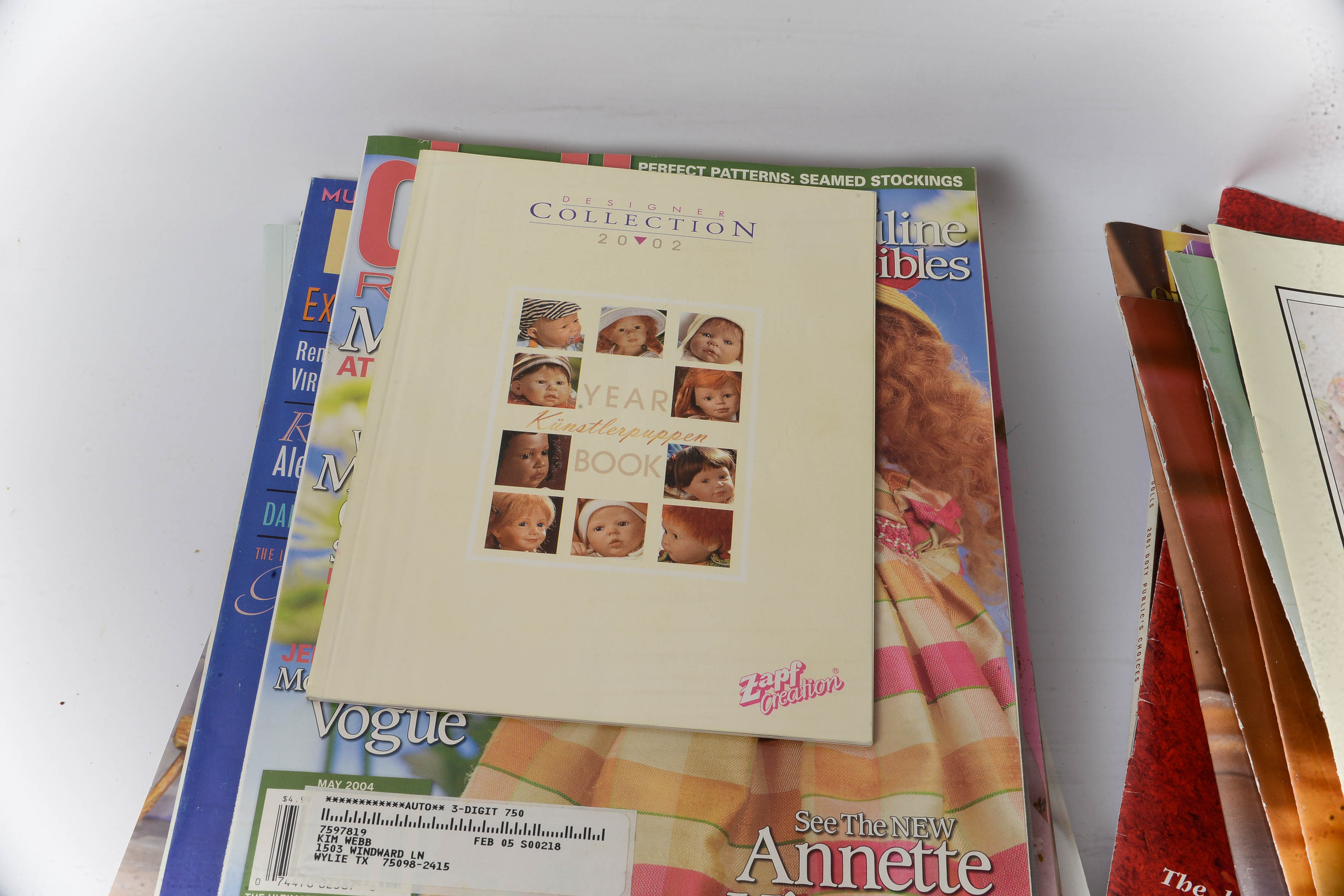 Collection of Vintage Doll Reader Magazines