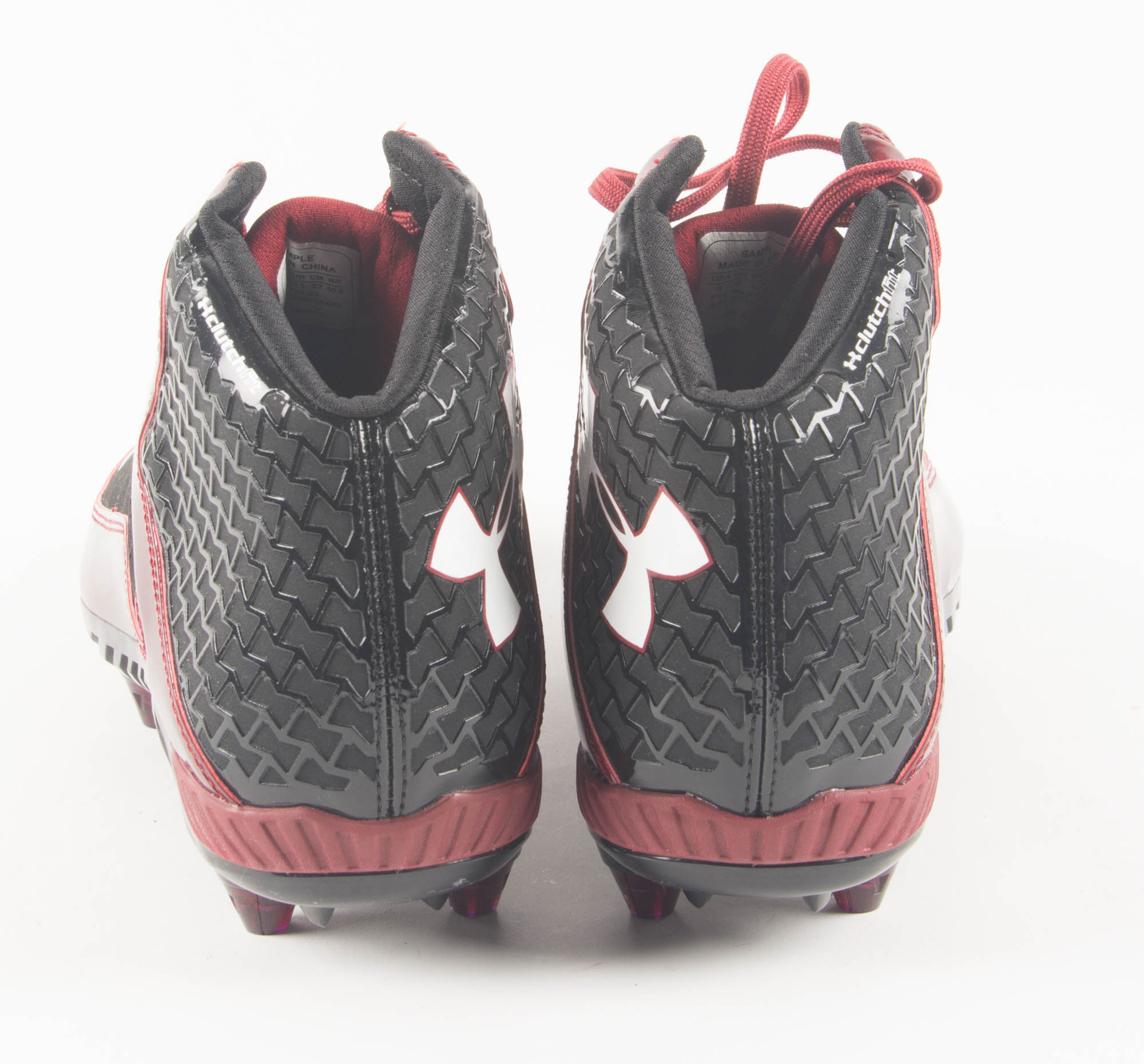 Maroon Under Armour Football Cleats
