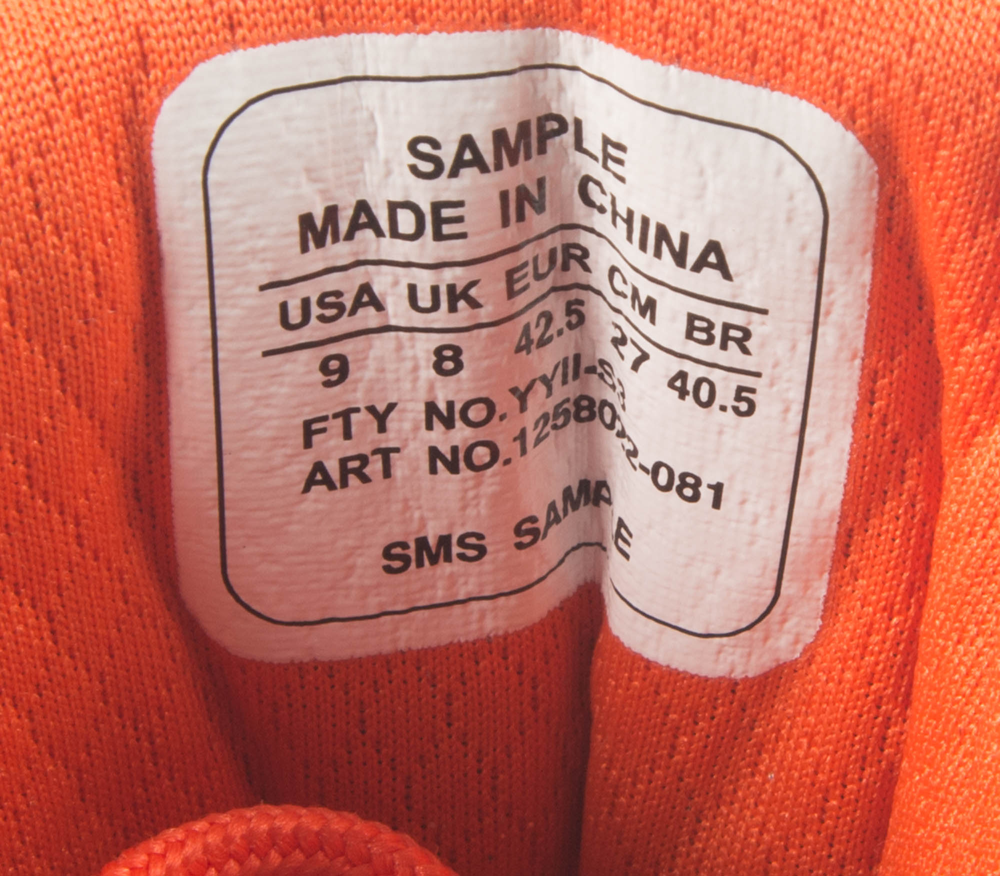 Orange Under Armour Football Cleats