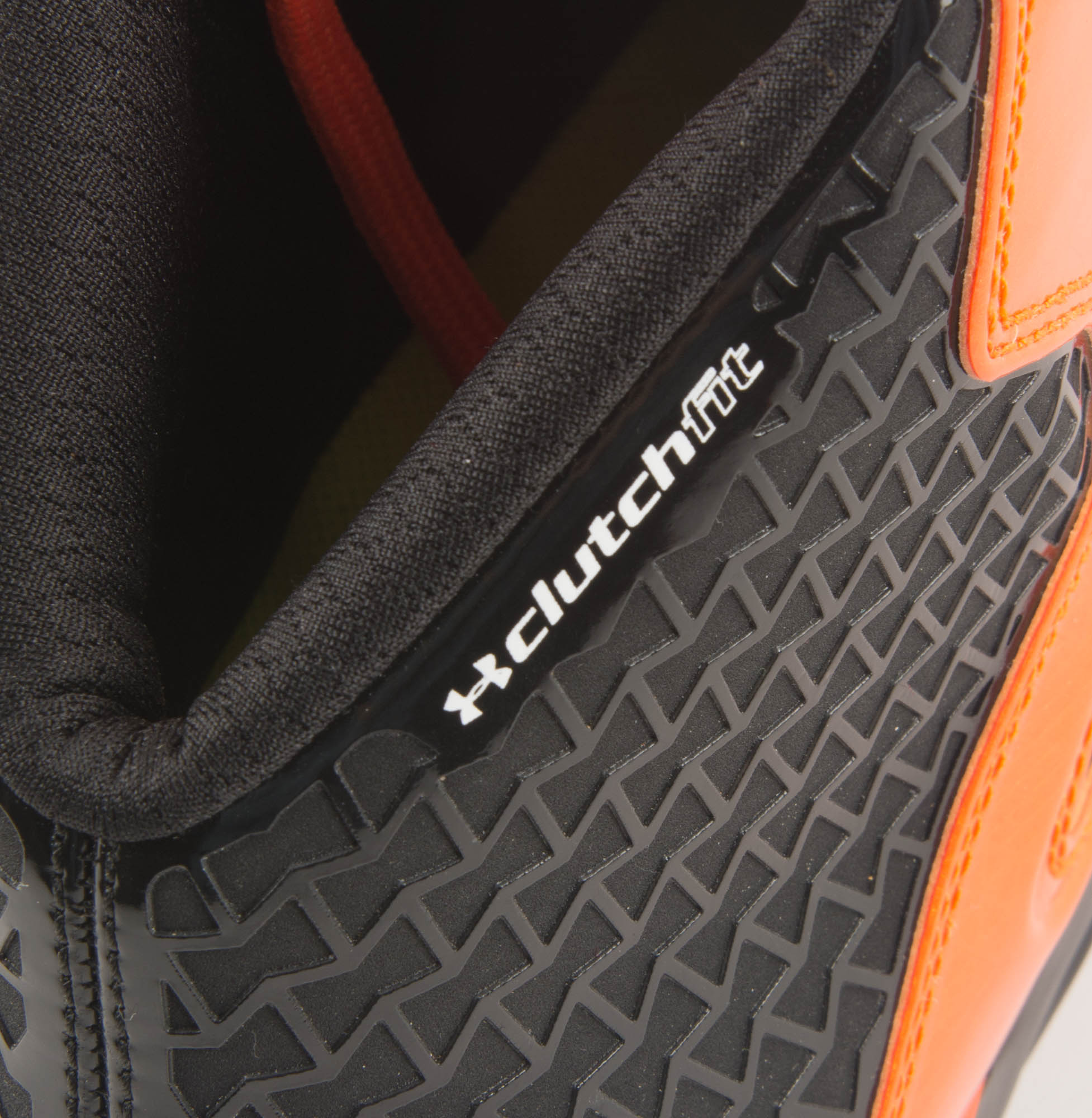 Orange Under Armour Football Cleats