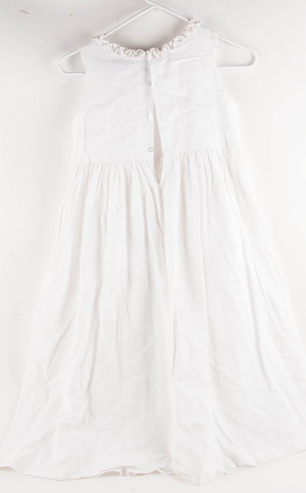 Kelly's Kids White Linen Dress