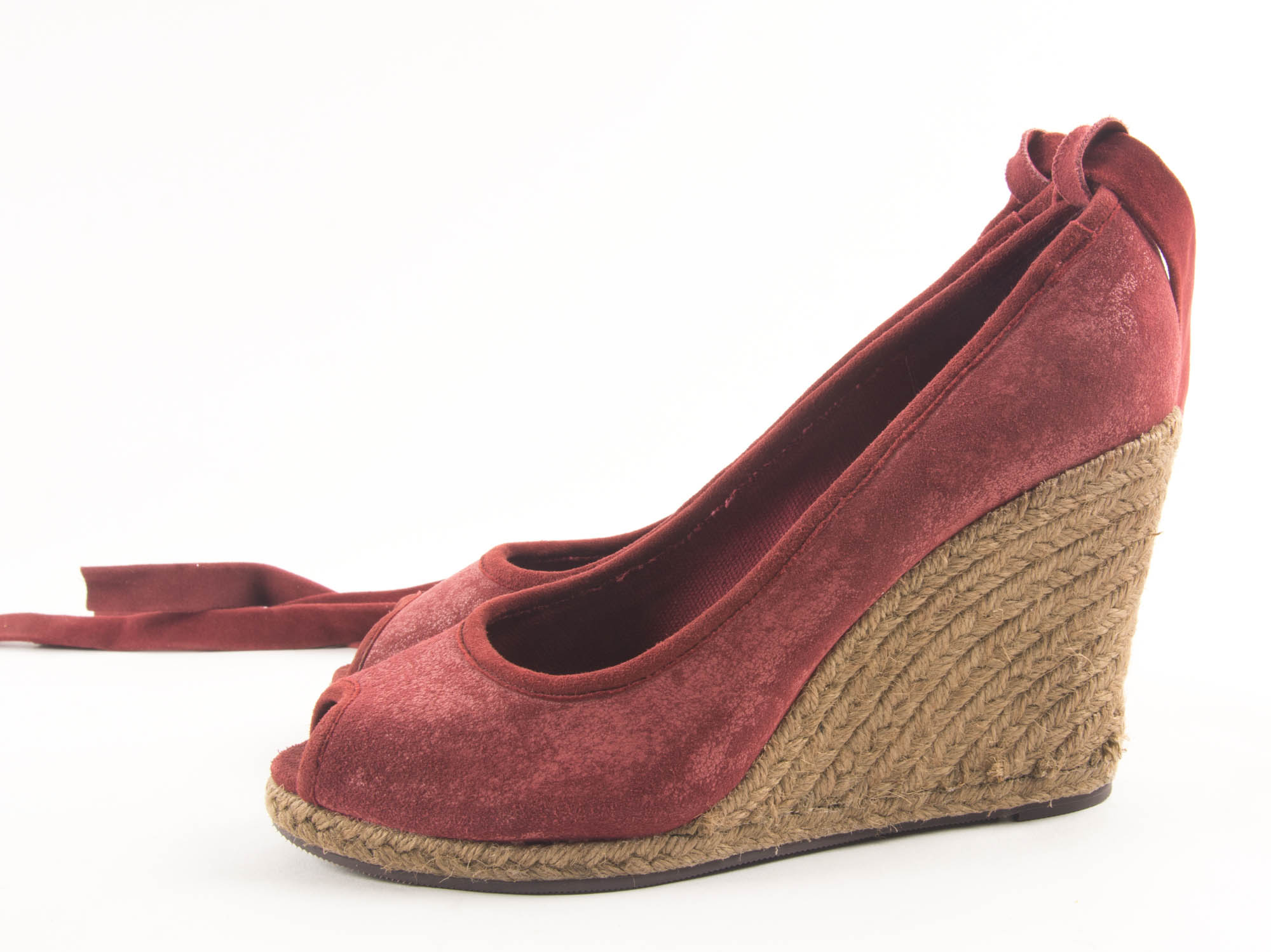 Kenneth Cole Maroon Handbag and Espadrilles