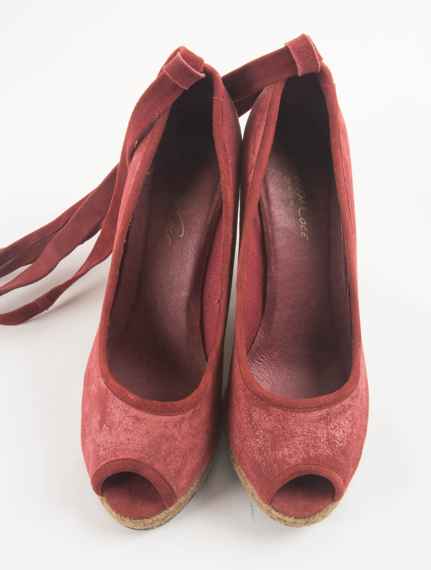 Kenneth Cole Maroon Handbag and Espadrilles