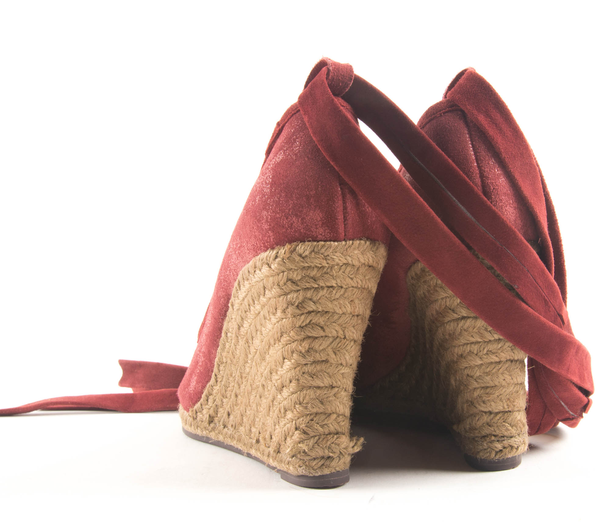 Kenneth Cole Maroon Handbag and Espadrilles