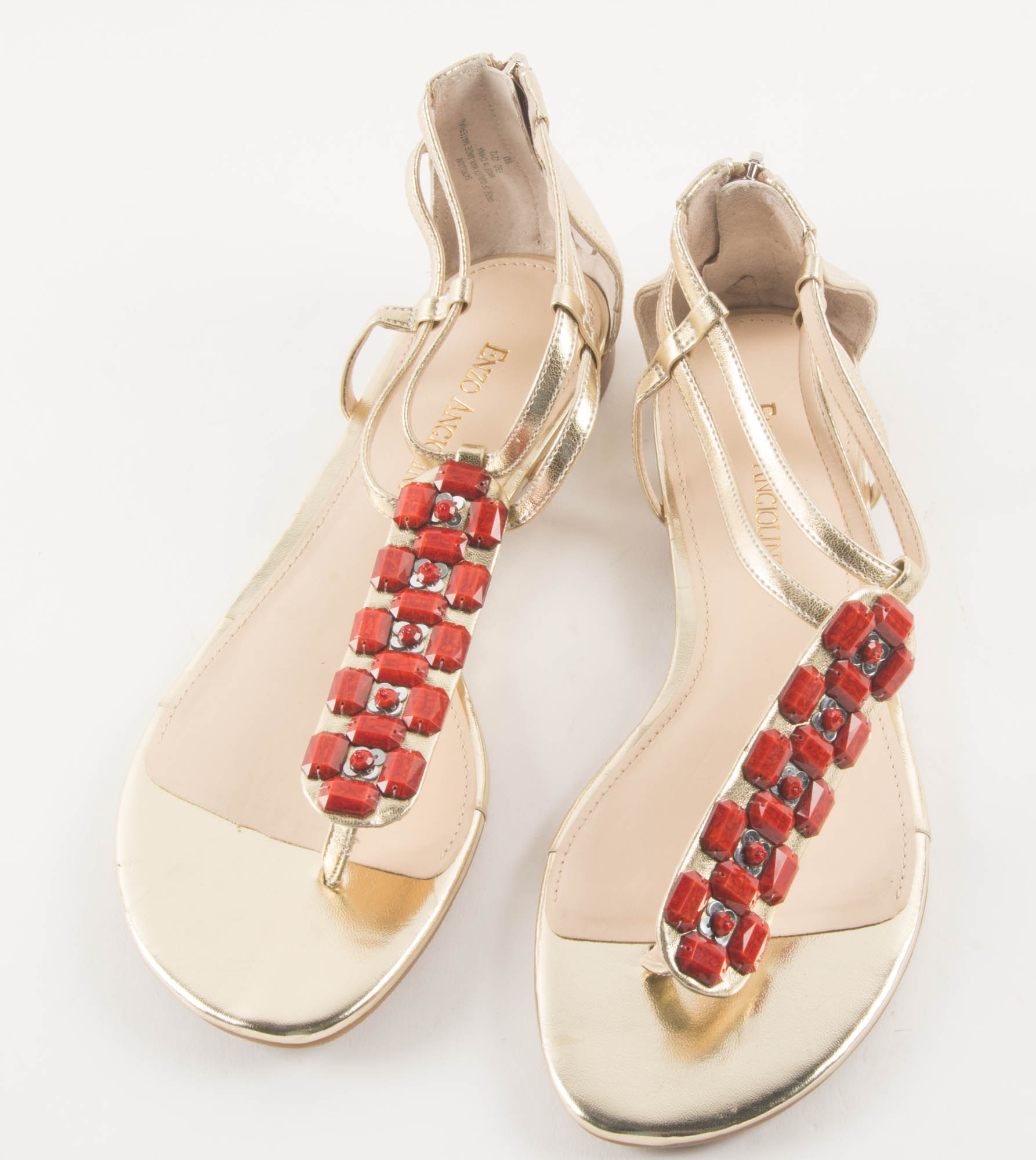 Enzo Angiolini Gold-tone Sandals