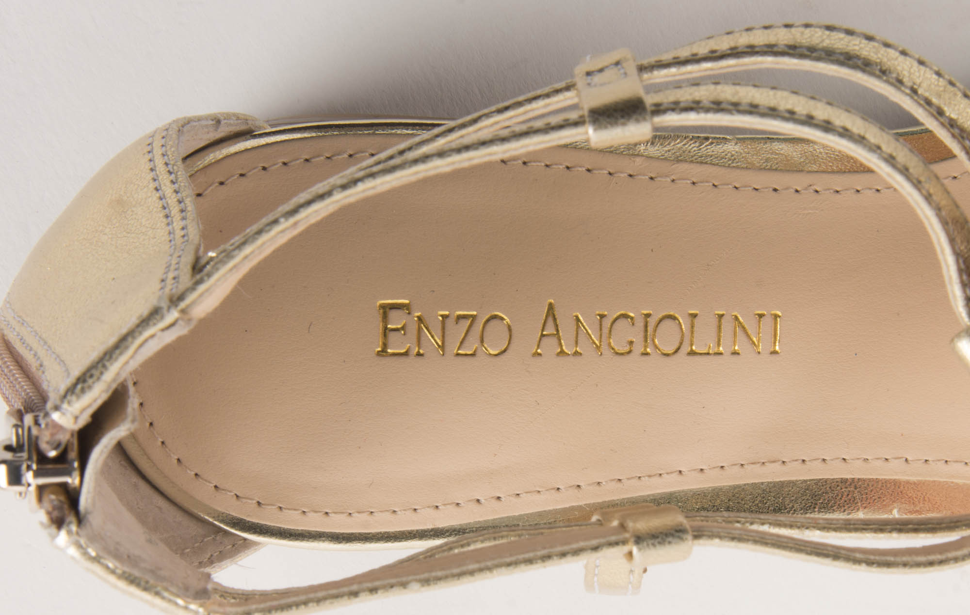 Enzo Angiolini Gold-tone Sandals