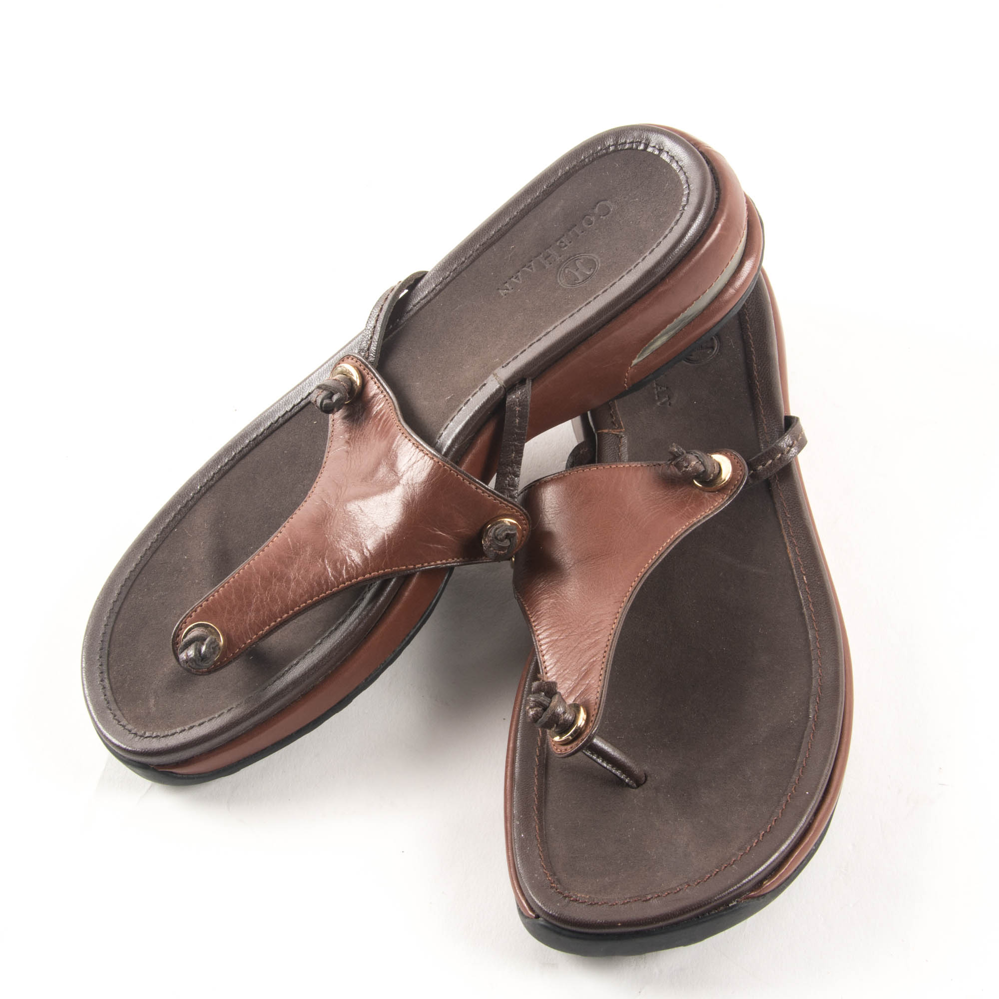 Cole Haan Leather Flip Flops