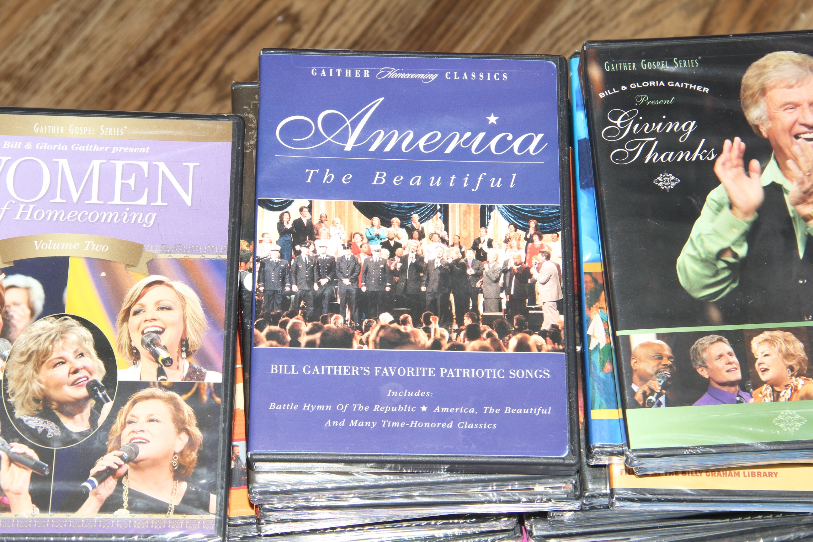 Large Collection of Gospel CDs and DVDs