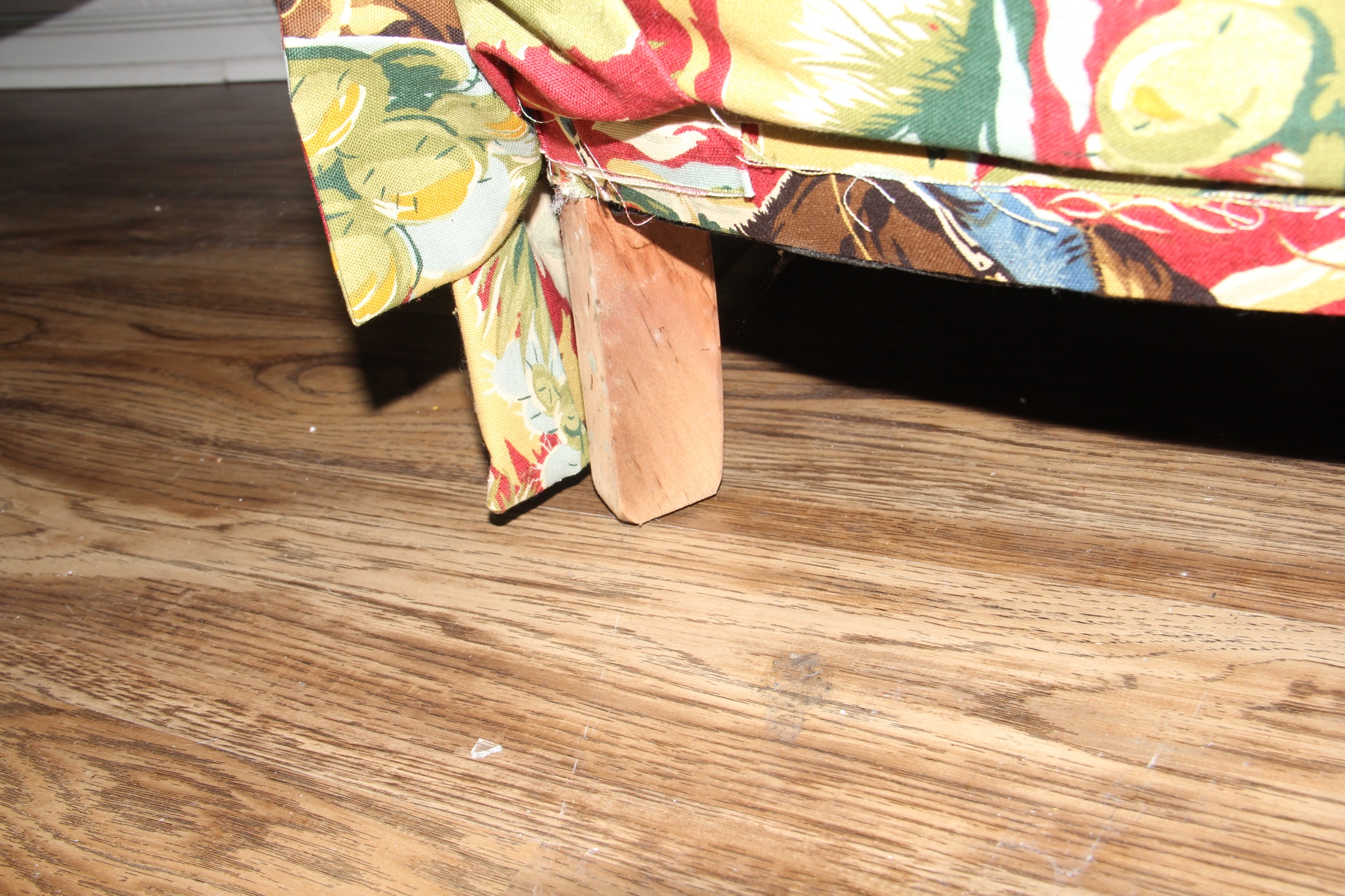 Armchair with Western Themed Upholstery