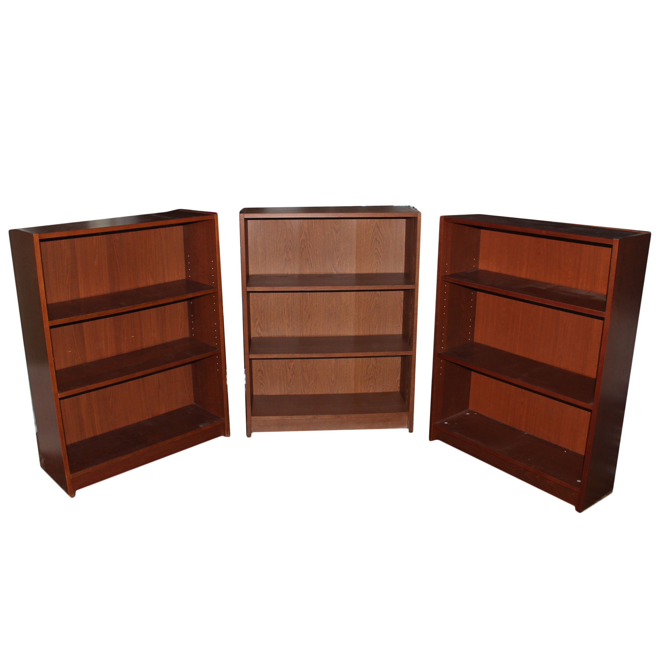 Three Laminate Bookcases