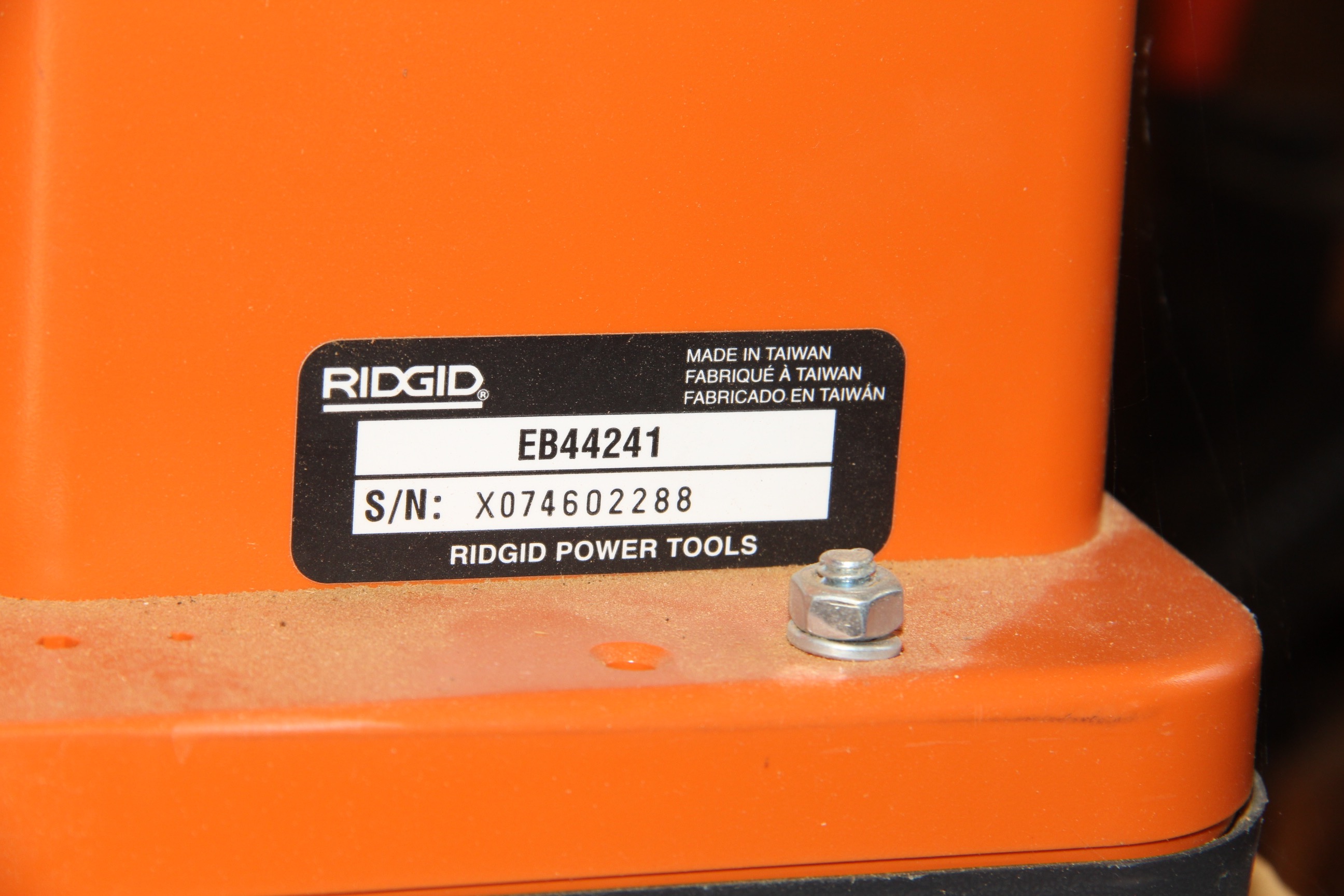 Ridgid Table Sander