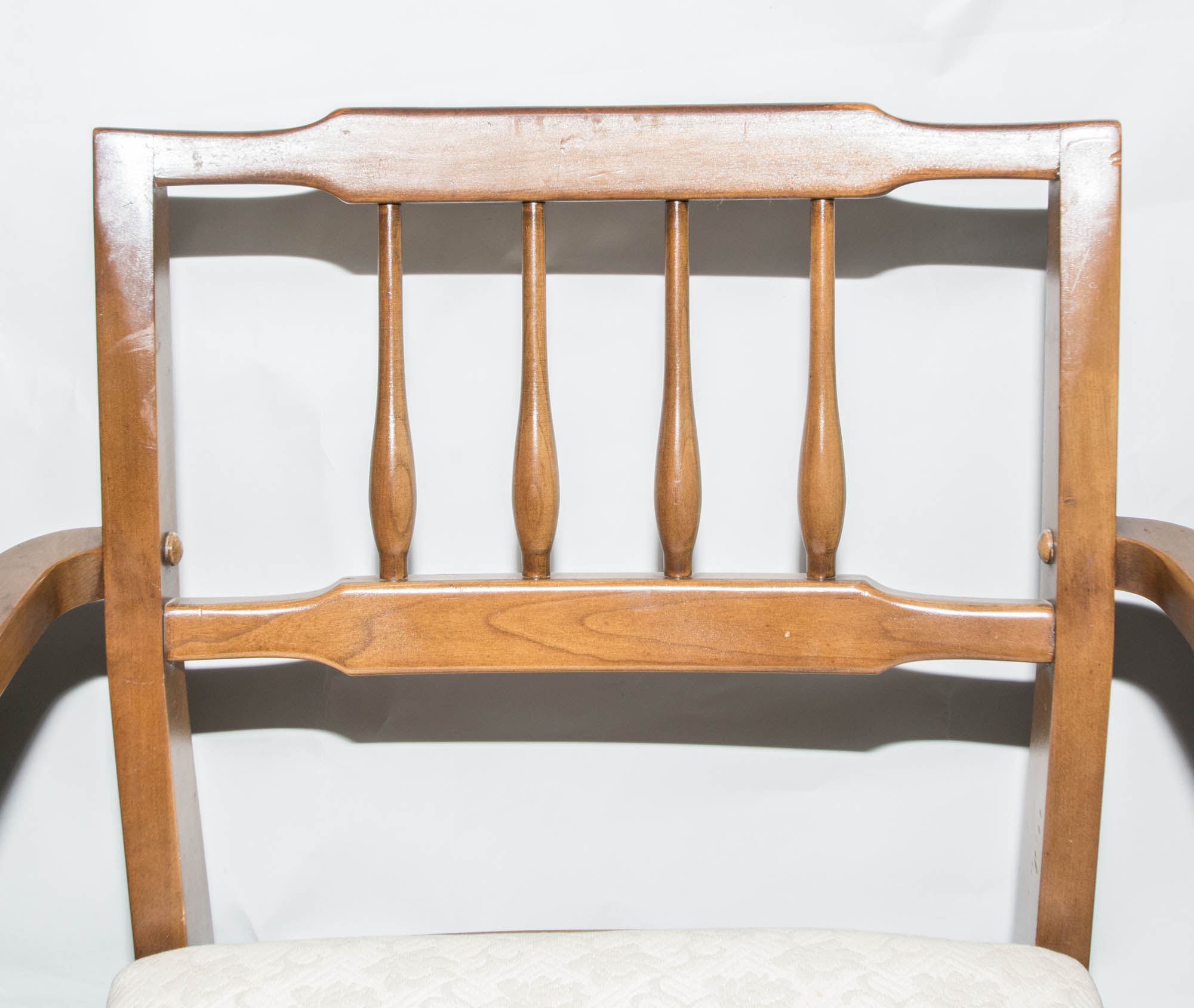 Upholstered Cherry Dining Chairs