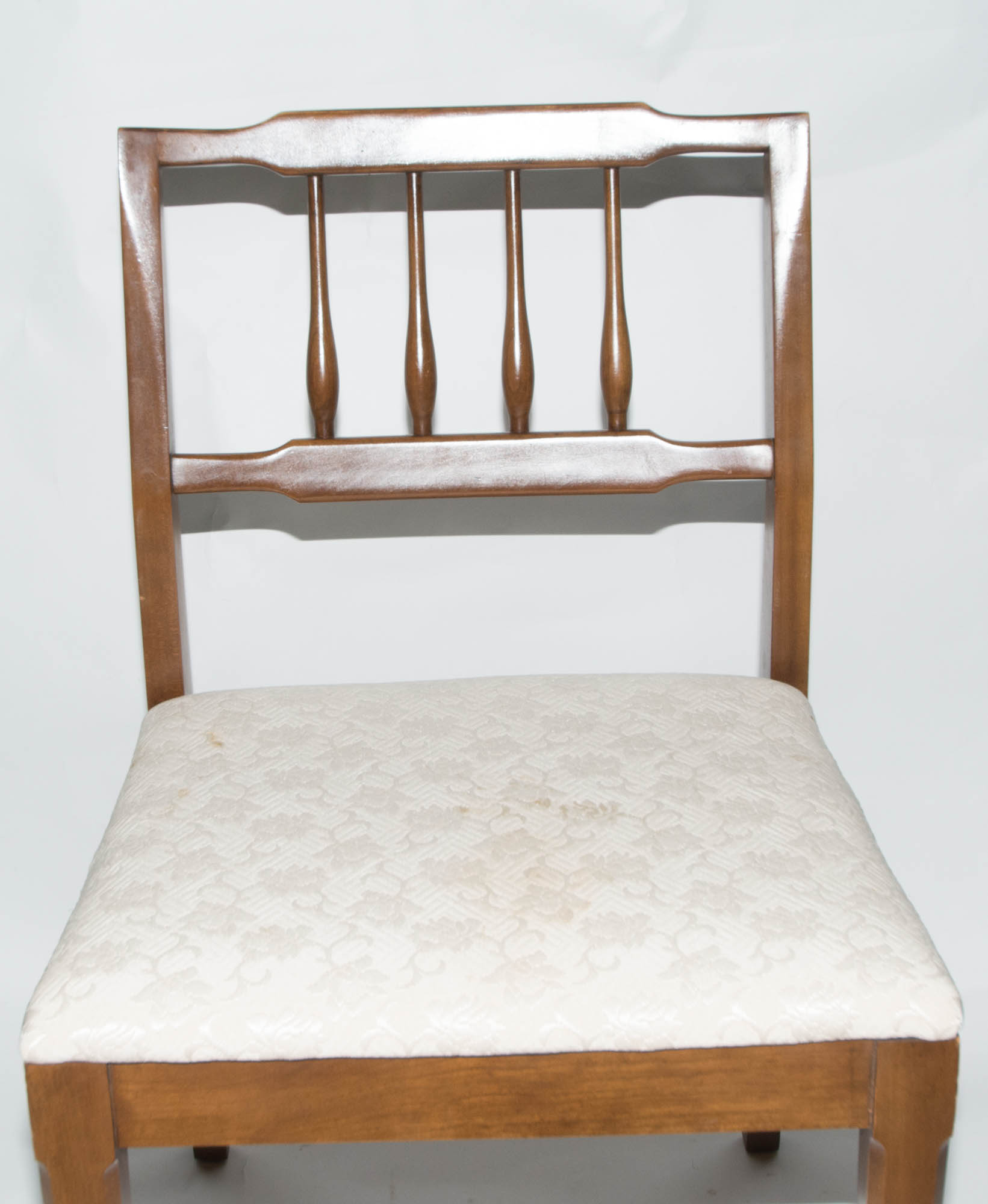 Upholstered Cherry Dining Chairs