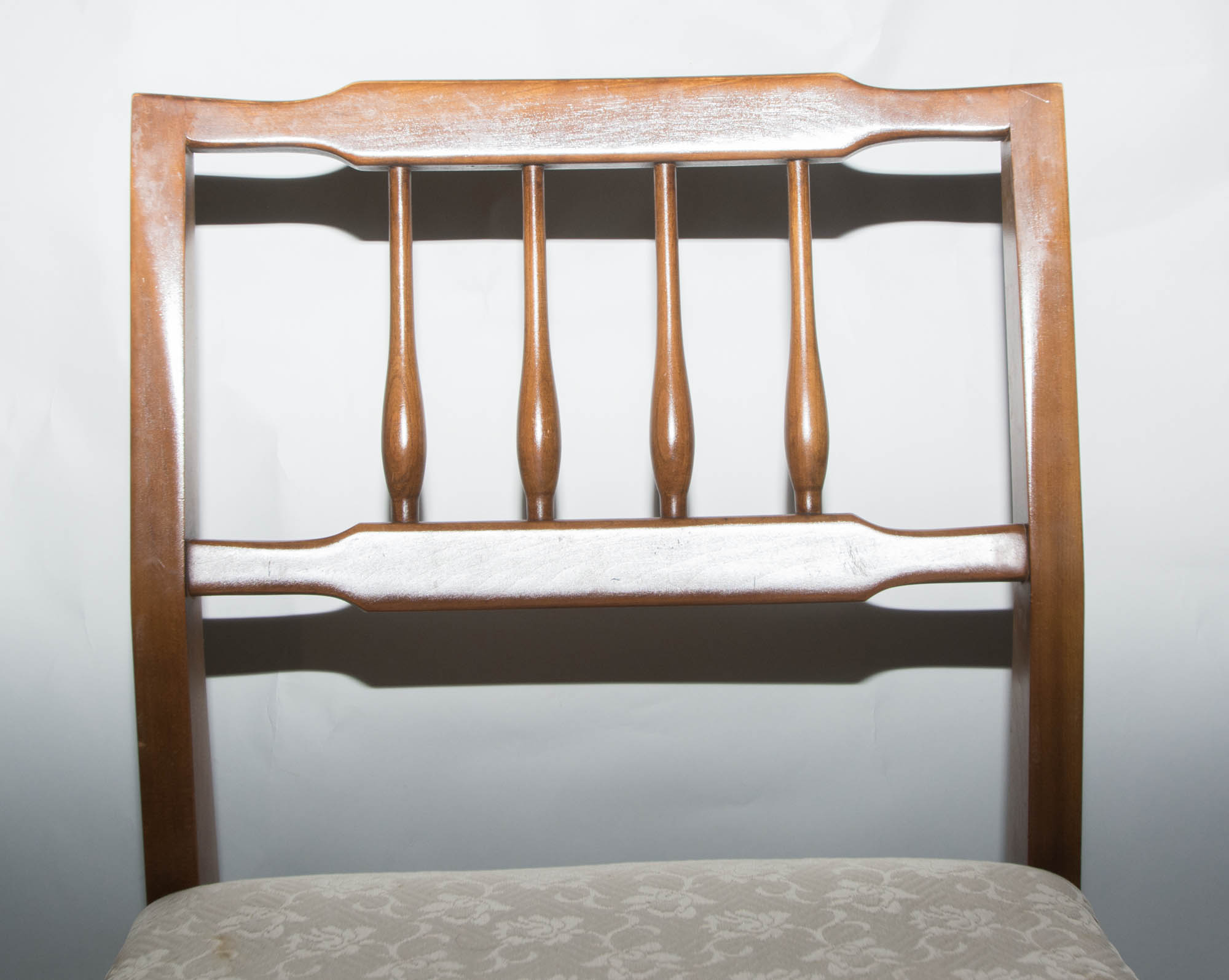 Upholstered Cherry Dining Chairs