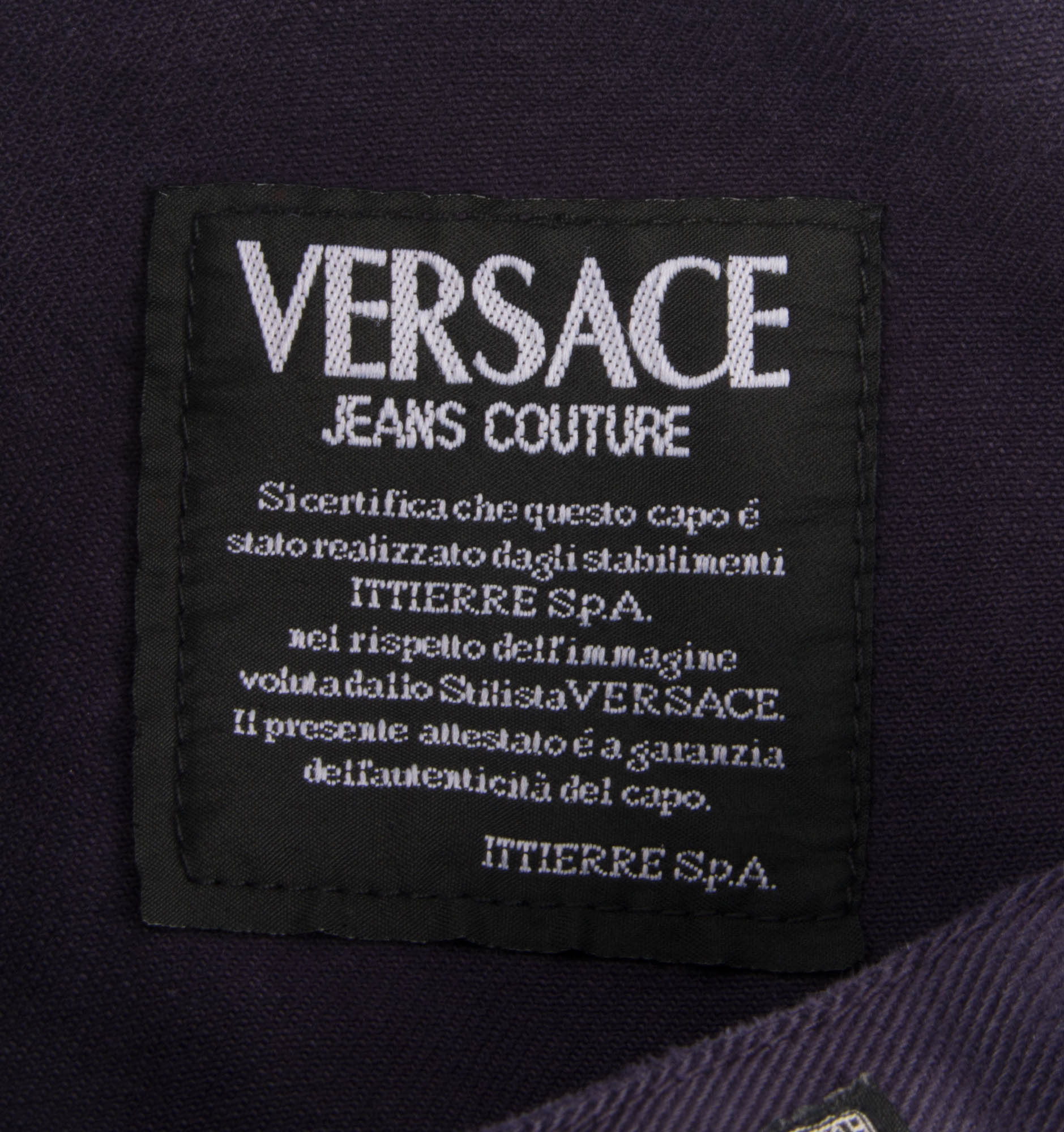 Purple Versace Jeans