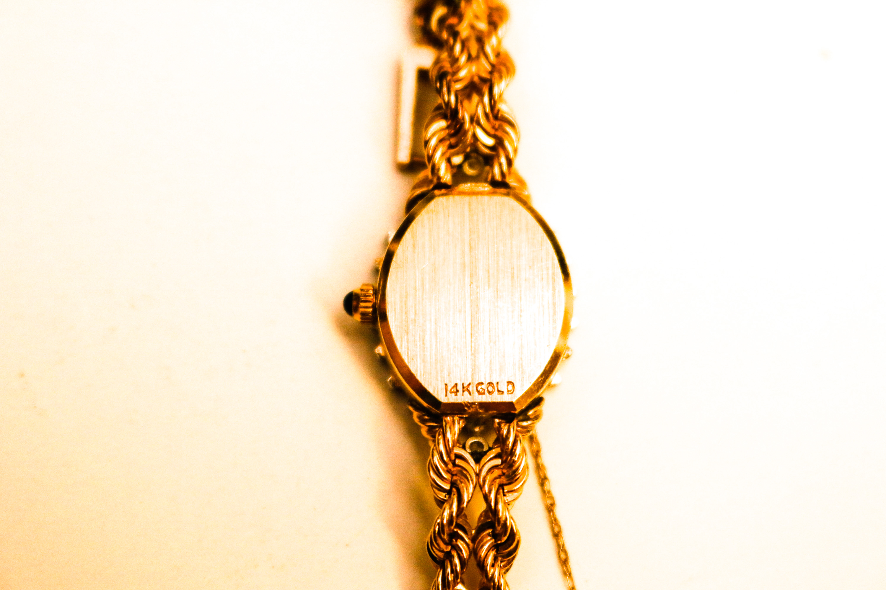 Paul Breguette Vintage 14K Gold and Diamond Watch