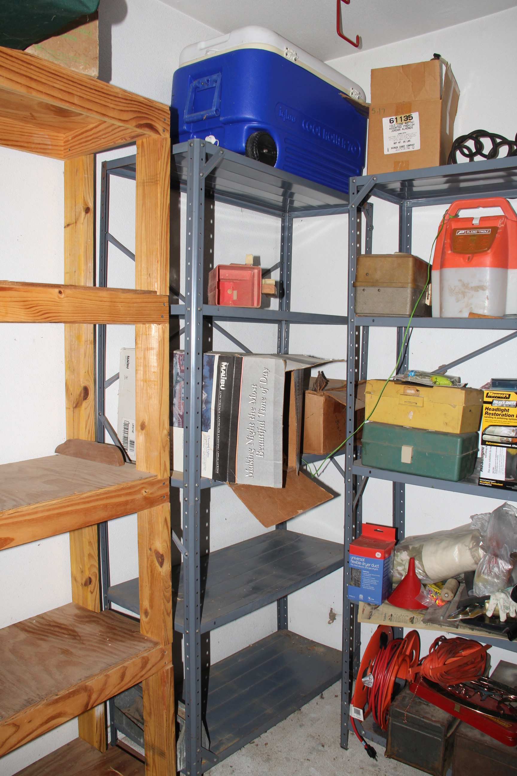 Large Garage Assortment and Shelving