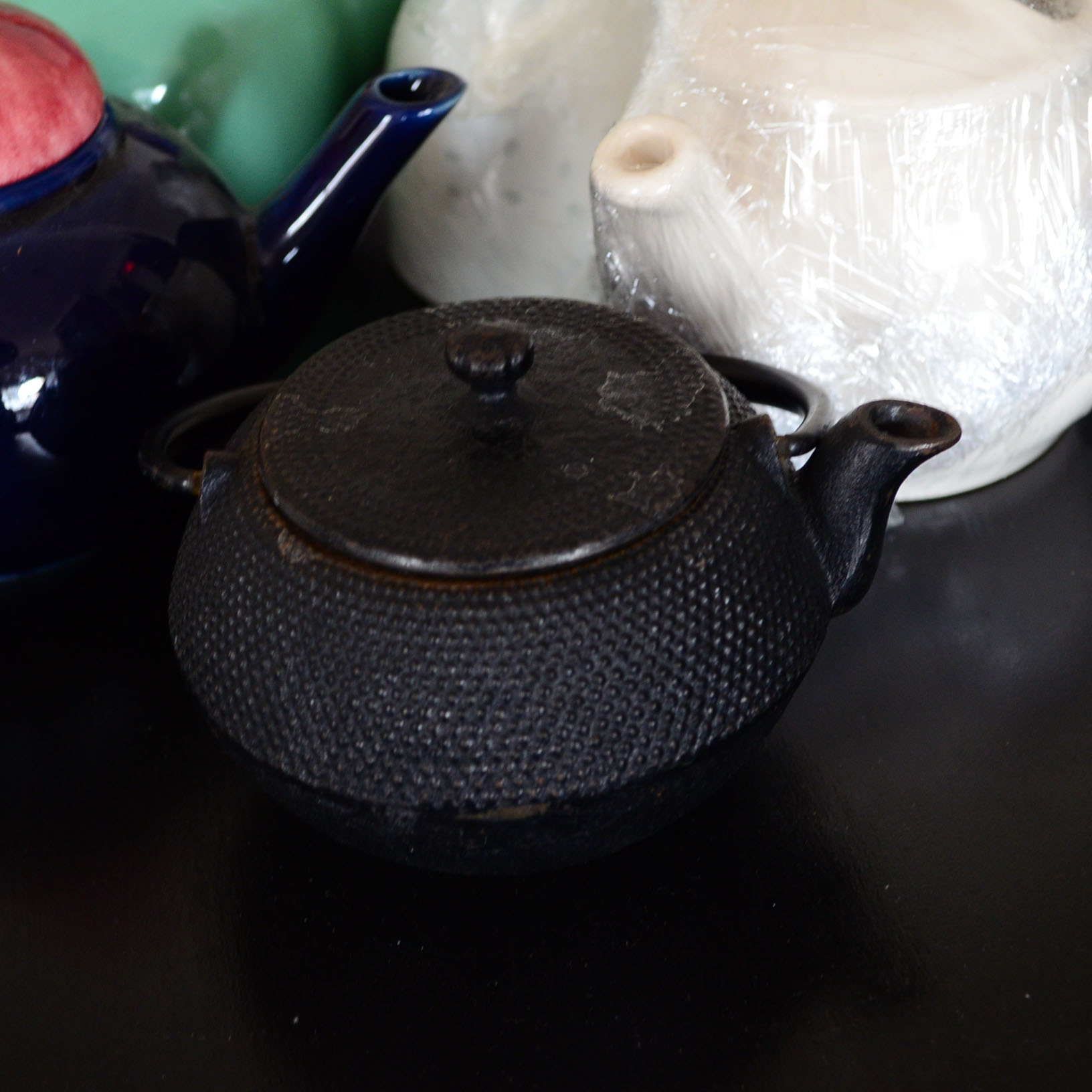 Collection of Coffee Pots, Tea Pots, and Pitchers