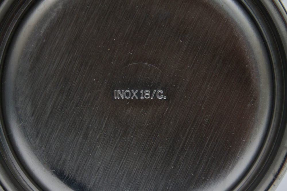 Inox Italy Modern Stainless Steel & Stone Coffee Service