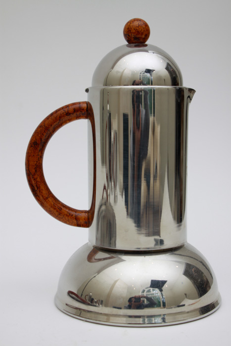 Inox Italy Modern Stainless Steel & Stone Coffee Service