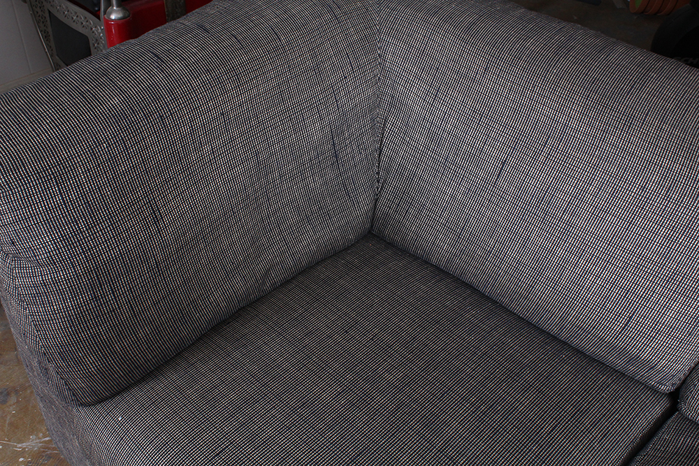 Modern Poplin Upholstered Sofa