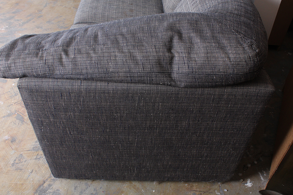 Modern Poplin Upholstered Sofa
