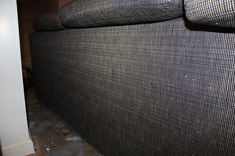 Modern Poplin Upholstered Sofa