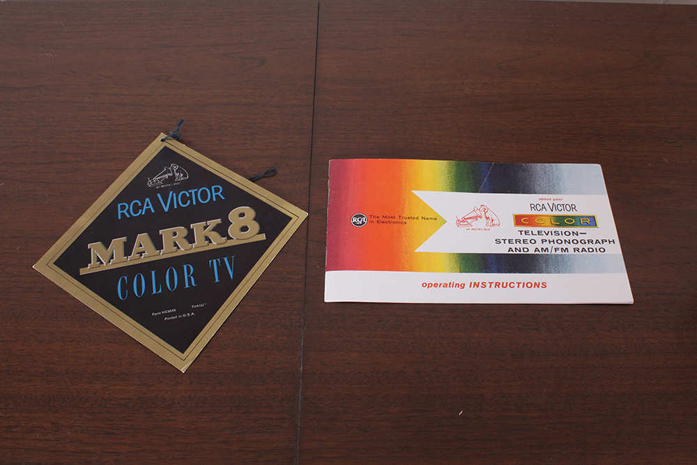 Vintage RCA Victor Television and Phonograph Console