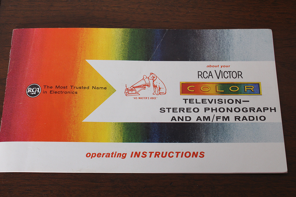 Vintage RCA Victor Television and Phonograph Console