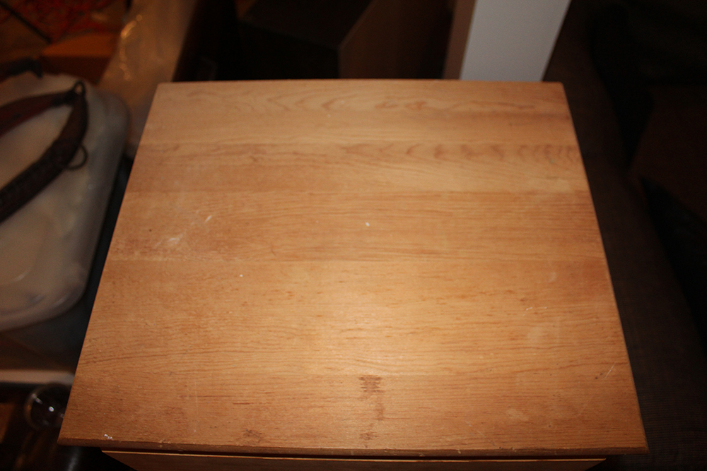 Primitive Blonde Wood Chest of Drawers