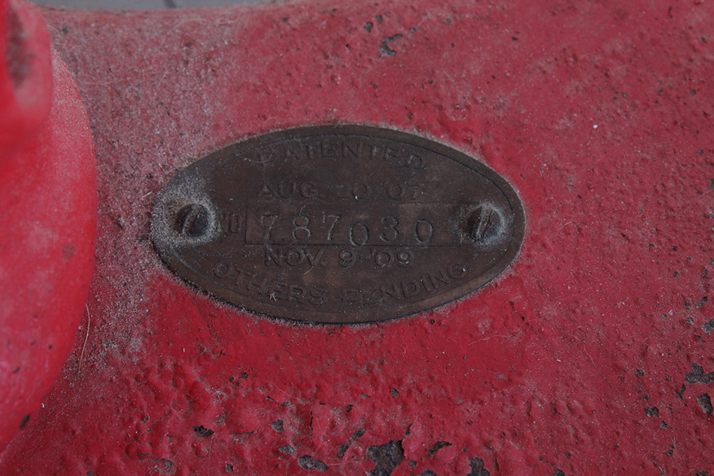 Antique Red Cast Iron Stimpson Computing Scale Co. Scale